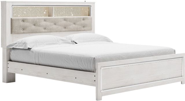 Signature Design by Ashley® Altyra 5-Piece White King Bookcase Bed Set-1