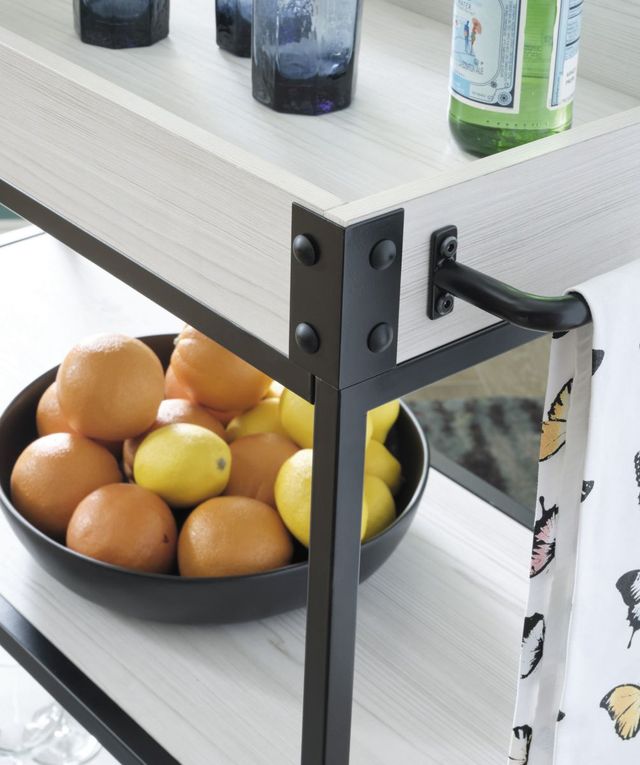 Signature Design by Ashley® Bayflynn Black Bar Cart-2