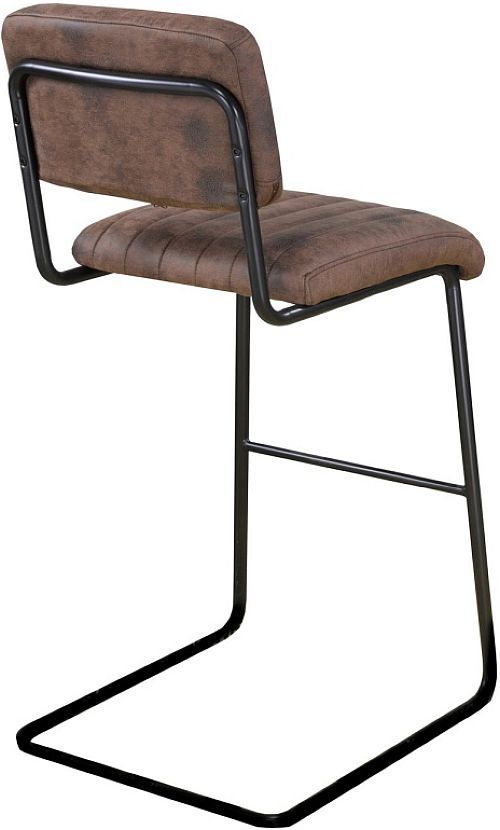 Brassex Inc. 2-Piece Black/Brown 26" Counter Stool Set-1