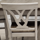 Allwood Furniture Group #132 Light Grey/Rustic Brown Solid Wood Gathering Table Set-1