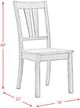 Elements International Nathan 6-Piece Black/Gray Oak Dining Set-4