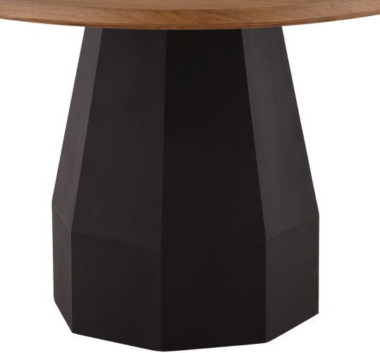 Furniture Classics Maddie Natural Brown Dining Table with Black Base-2