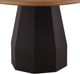 Furniture Classics Maddie Natural Brown Dining Table with Black Base-2