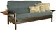 Kodiak Furniture Alamosa Canton Aqua/Graystone Futon with Mattress-0