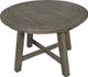 Jofran Inc. Telluride Brown Round-to-Oval Extension Counter Table-1