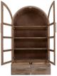 International Furniture Direct Balam Stained White Cabinet-5