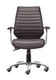 Zuo® Enterprise Espresso Low Back Office Chair-1