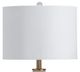 Crestview Collection Simmons White Tapered Table Lamp-1