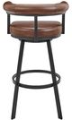 Armen Living Magnolia Black/Brown 26'' Counter Stool-3