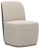 Caracole® Cabochon Silver Taupe/Piano Black Dining Side Chair-0