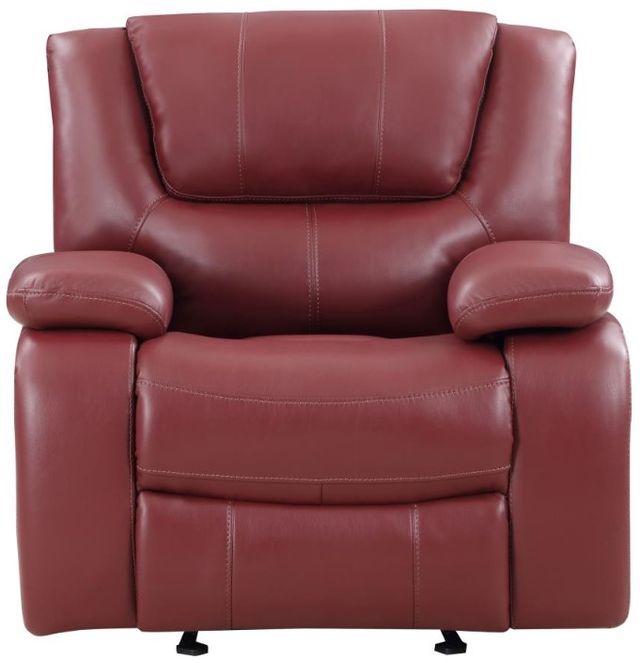 Coaster® Camila Red Manual Glider Recliner-2