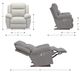 La-Z-Boy® Joel Charcoal Power Rocking Recliner with Headrest-2