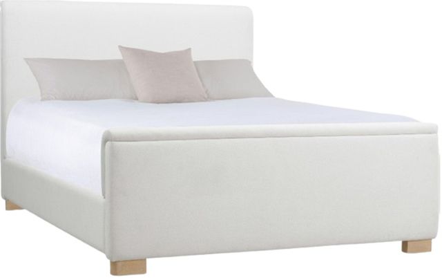 Hooker® Furniture Banyon Bay Desert Oak/White King Panel Bed -0