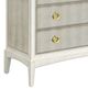 Bassett Mirror Kiara Antique Cream/Gray Hall Chest-2