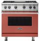 Viking® 5 Series 36'' Spiced Cider Sealed Burner Pro Style Gas Range-0