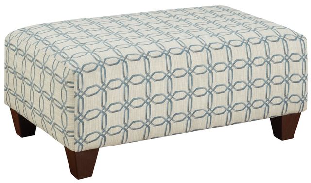 American Wholesale Furniture Lyla Doe Lisa Denim Accent Ottoman-0