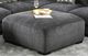 Furniture of America® Kaylee Gray U Shaped Sectional With Ottoman-1