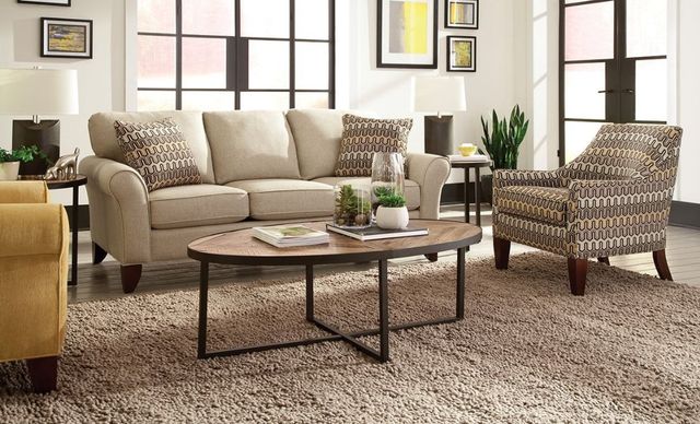 Craftmaster® Customizable Craftmaster Essentials Rolled Sock Arm Sofa-3