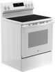 GE® 500 Series 30" White Freestanding Electric Range-2
