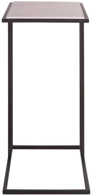 Universal Explore Home™ Coalesce Boer Gray Accent Table with Black Base-3