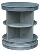 John Thomas Furniture® Destinations Library Heather Gray Round End Table-1