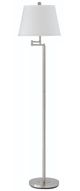 Cal® Lighting & Accessories Andros Brushed Steel Swing Arm Floor Lamp-0