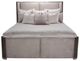 Michael Amini® Roxbury Park Gray/Slate California King Upholstered Dual-Panel Bed-2