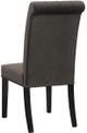 Coaster® Alana 2-Piece Brown Upholstered Tufted Side Chairs-3