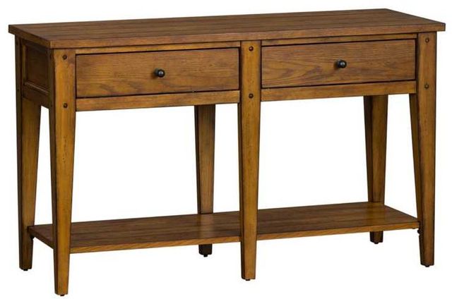Liberty Furniture Lake House Oak Sofa Table-0