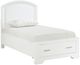Homelegance® Hudson White Youth Twin Storage Panel Bed-1
