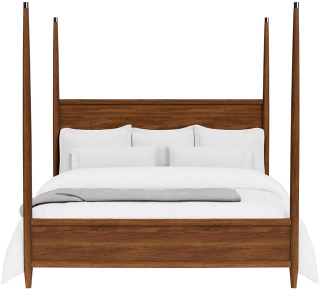 Riverside Furniture Elsie Classic Walnut King Poster Bed-1