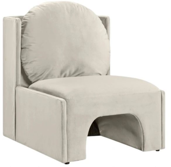 Meridian Furniture Sigma Cream Upholstered Accent Chair-0