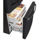 GE® 36" 22.1 Cu. Ft. Fingerprint Resistant Black Slate Counter Depth French Door Refrigerator-4
