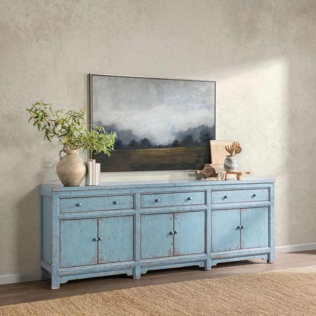 Classic Home Winford Harbor Blue Cabinet-1
