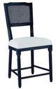 Forty West Camille Black/Washable White Counter Stool-0