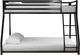 dhp furniture® Miles Black Twin/Full Bunk Bed-2
