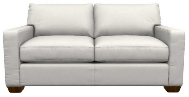 La-Z-Boy® Shiloh Ivory Leather Apartment-Size Sofa-1