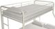 dhp furniture® Dusty Off White Twin/Full Bunk Bed-3