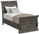 Elements International Park Ridge 4-Piece Charcoal Twin Storage Sleigh Bedroom Set-1