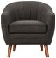Mazin Furniture Cutler Charcoal Accent Chair-1
