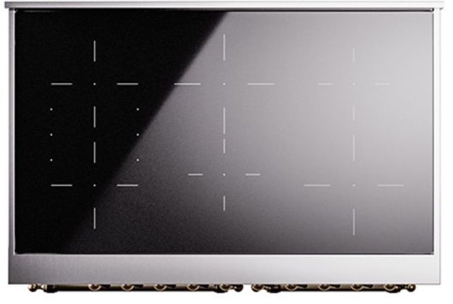 Ilve® Nostalgie II Series 40" White Pro Style Induction Range-3