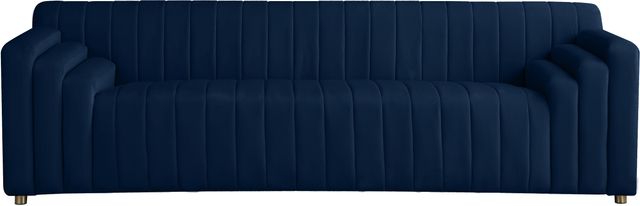 Meridian Furniture Naya Navy Velvet Sofa-0