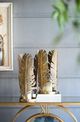 A & B Home Gold Feather Candle Holder-4