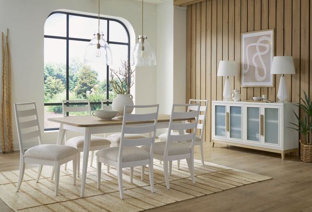 aspenhome® Astoria 5-Piece Pearl Rectangular Dining Set-1