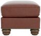Flexsteel® Customizable Bexley Leather Ottoman-2