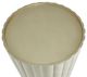 Michael Amini® Malibu Crest Glass Top Round Dining Table with Creamy Pearl Base-3