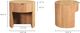Moe's Home Collection Theo Natural 1-Drawer Nightstand-3