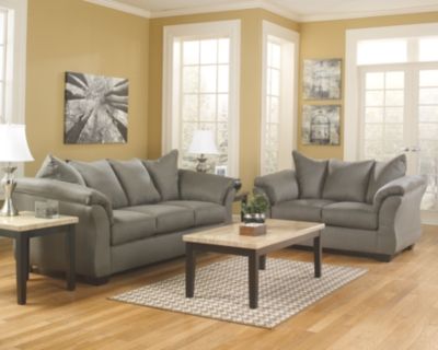 Signature Design by Ashley® Darcy Cobblestone Full Sofa Sleeper-3