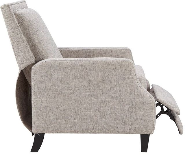 Olliix by Madison Park Grey Naomi Push Back Recliner-1