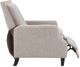 Olliix by Madison Park Grey Naomi Push Back Recliner-1